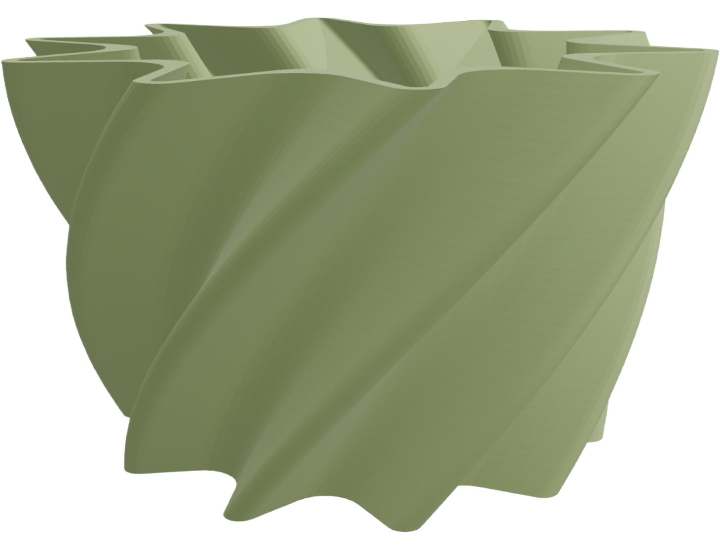 Stone texture tapered cylinder